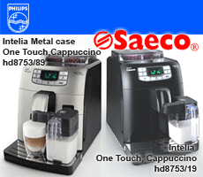 Philips-Saeco Intelia One Touch Cappuccino, кофемашины с автокапучино начатием одной кнопки